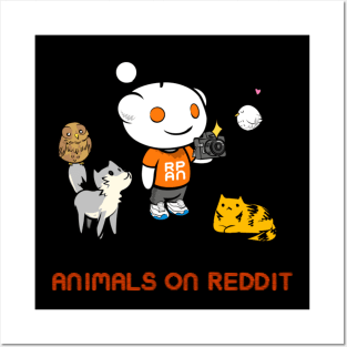 r/AnimalsOnReddit Snoo (Text Logo) - Items Include Posters and Art